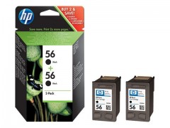 HP Ink Cart 56/black 19ml 2pk
