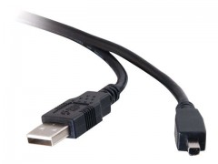 Kabel / 2 m USB 2.0 A / MINI-B 4-PIN Bla
