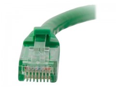 Kabel / 1.5 m Mld/Booted Green CAT5E PVC