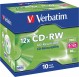 Verbatim Speichermedien CD-RW 700MB 12X 10er JC Promopack(10Pezzo)