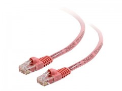 Kabel / 5 m Mlded/Btd Pink CAT5E PVC UTP