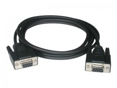Kabel / 3 m DB9 F/F NULL ModeM Black